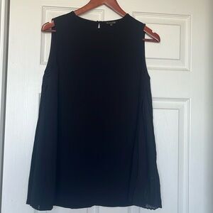 MASSIMO DUTTI | Sleeveless Pleated Sides Blouse Sz US 4